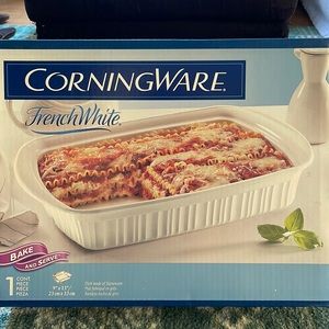 Corning Ware French white bake and serve